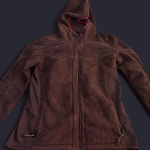 Koppen Women's Brown Hooded Jacket